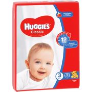 Подгузники детские Huggies Classic №3 4-9кг 78шт