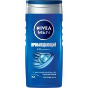 Гель для душа муж 250мл NIVEA Пробуждающиий