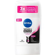 Дезодорант жен стик 50мл NIVEA Черное и Белое Невидимый Clear