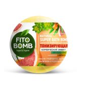 Бомбочка для ванны Шипучая Тонизирующая серии Fito Bomb