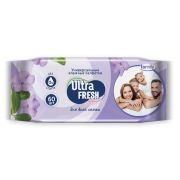 Влажные салфетки Ultra fresh family для всей семьи 60шт