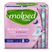 Прокладки 7шт MOLPED Ultra Ночные