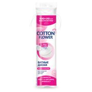 Ватные диски Cotton flower 100+20шт