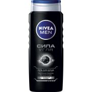 Гель для душа муж 500мл NIVEA Сила угля