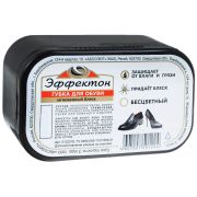Губка для обуви ЭФФЕКТОН Мгновенный блеск бесцветная.