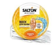 Воск д/обуви 75мл SALTON для гладкой кожи, банка Бесцветный