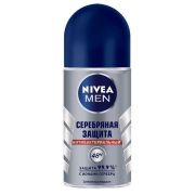 Дезодорант муж рол 50мл NIVEA Серебряная защита