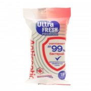 Влажные салфетки Ultra fresh premium antiseptic 15шт