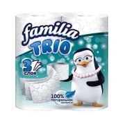 Туалетная бумага 4шт 3сл FAMILIA TRIO