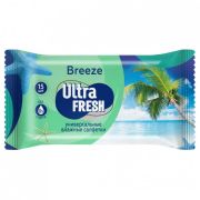 Влажные салфетки Ultra fresh breeze 15шт