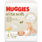 Подгузники детские Huggies elite soft №4 8-14кг 33шт