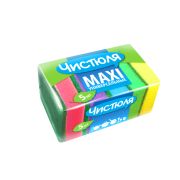 ЧИСТЮЛЯ Макси губка для посуды 5шт поролоновая с абразивом