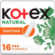 Тампоны Kotex natural нормал 16шт