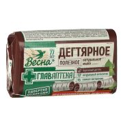 ВЕСНА Главаптека мыло туалетное 90г дегтярное