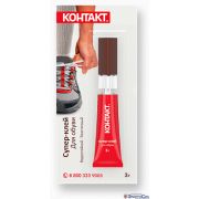 КОНТАКТ супер-клей для обуви 3г карта