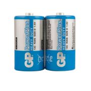 GP PowerPlus батарейка солевая D 13C пленка 2шт (100)