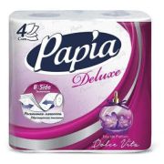 Туалетная бумага 4шт 4сл PAPIA DELUXE Dolce vita