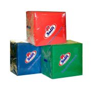 Салфетки СОЛФИ бум. 50л 1сл 24*24 цветные интенсив
