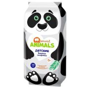 Smart Animals влажные салфетки детские Ромашка и витамин Е, 50 шт.