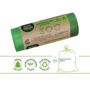 Мешки для мусора Master Fresh БИО биоразлагаемые (салатовые), 35 л, 30 шт, 7 мкм.