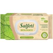 Salfeti Eco Biologico влажные салфетки с клапаном, 72 шт.