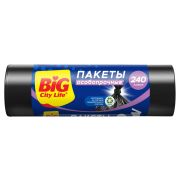 Мешки для мусора Big city life 90*130см 240л черные особопрочные 5шт