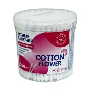 Ватные палочки Cotton flower в банке 200шт