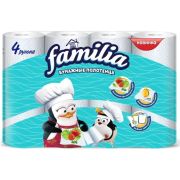 Бумажные .полотенца 4шт 2сл FAMILIA Классик