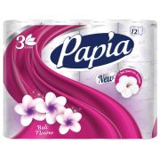 Туалетная бумага 12шт 3сл PAPIA Bali flower