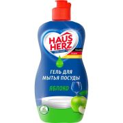 Средство для мытья посуды Haus Herz «Яблоко», 450 мл.