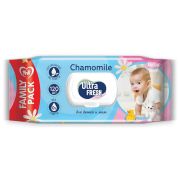 Влажные салфетки детские Ultra fresh baby chamomile с клапаном 120шт
