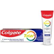 Зубная паста Colgate Total 12 Профессиональная Отбеливающая с цинком и аргинином для борьбы с потемнениями эмали, 75 мл.
