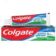 Зубная паста Colgate Тройное действие Натуральная мята для защиты от кариеса, удаления потемнений с зубов, 50 мл.