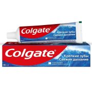 Зубная паста Colgate Крепкие зубы Свежее дыхание для укрепления эмали и защиты от кариеса, 100 мл.