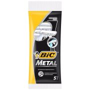 Станок д/бритья муж однораз 5шт Bic Metal пакет