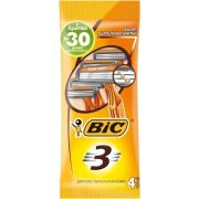 Станок д/бритья муж однораз 4шт Bic 3 Sensitive пакет