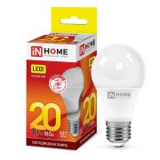IN HOME лампа сд LED-A60-VC 20Вт 230В Е27 3000К 1900Лм (100)