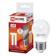 IN HOME лампа сд LED-ШАР-VC 11Вт 230В Е27 6500К 1050Лм (100)
