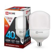 IN HOME лампа сд LED-HP-PRO 40Вт 230В E27 с адаптером Е40 4000К 3800Лм (50)