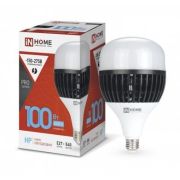 IN HOME лампа сд LED-HP-PRO 100Вт 230В E27 с адаптером Е40 6500К 9500Лм  (30)