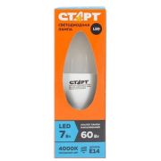 СТАРТ лампа ECO LED CandleE14 7W 40 холодный (100)