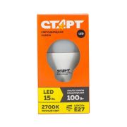 СТАРТ лампа ECO LEDGLSE27 15W 30 (60)