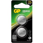 GP Lithium батарейка литиевая дисковая CR2032 блистер 2шт (80)